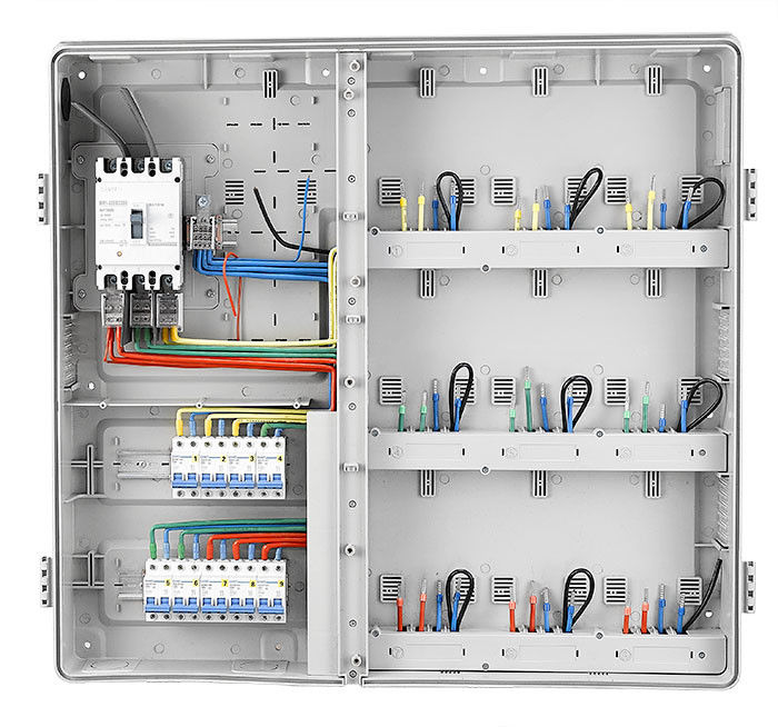 9 Gang Kwh Meter Box Plastic Transparent Cover Kwh Meter Box Din Rail Panel Box Board 1 x 20a power monitor module ac meter panel. electric meter box