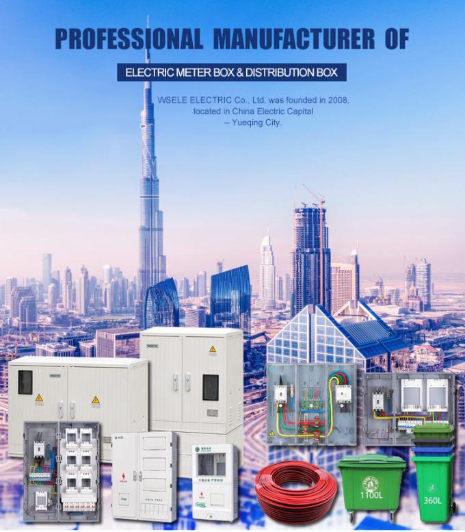 Smart Outside Electric Meter Box Covers , Surface Mounted Meter Box