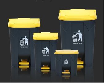 Colorful Large Kitchen Trash Can / Durable 5 Gallon Trash Can With Lid