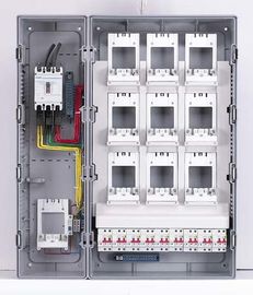 Wall Mounted External Meter Box Polycarbonate 9 Way Electric Control System