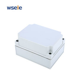 White Waterproof Junction Box For Electronic , Cable Connection Terminal IP65 Junction Box